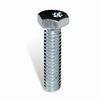 Hex Socket Metal Screws, Special Round Flat Head Screw Fasteners With Zinc / Nickel / Chrome Plated