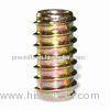 Furniture Screw, Metal Set Screws, Copper Hex Slotted Headless Set Screws With Cone / Cup / Flat Poi