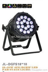 18*10w RGBW 4in1 dmx led dj light bar