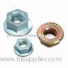 DIN Stainless Steel, Copper Zinc Plated Hexagon Fange Nut, Hex Serrated Nuts For Car Part