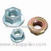 DIN Stainless Steel, Copper Zinc Plated Hexagon Fange Nut, Hex Serrated Nuts For Car Part