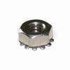 Hexagon Toothed Keps Nut, Stainless Steel K-Lock Nuts With Zinc Plated