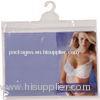 Transparent Gravure Printing Garment Plastic Bags, PET / PE Underwear Packaging Bag With Hook, Zippe