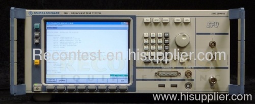 Rohde & Schwarz SFU Broadcast Test System, Loaded with Options