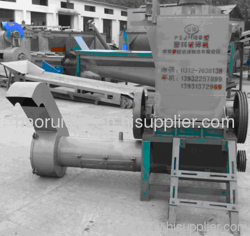 plastic shredder and plastic granulator