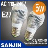 LED bulb light 5w