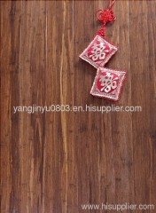 Carbonized Strand Woven bamboo flooring with T&G