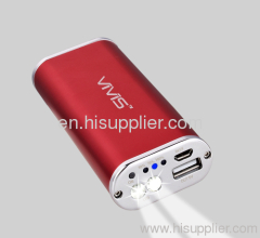 HOT 5200MAH Power Bank with Samsung Battery Inside Practical flashlight torch OEM ODM China Manufacture