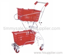 Shopping Basket Holder / Shopping Basket Dolly / Shopping Basket Cart /trolley hinged