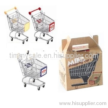 Toy chrome plated gift mini shopping cart /kids trolley/child carts