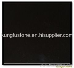 China absolute black granite tile