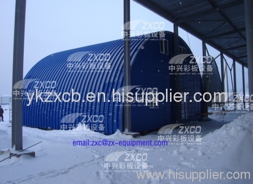 Super span roll forming machine