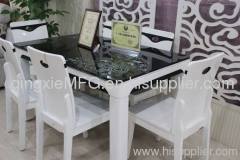 Qingxie Q6105 Modern simple style Glass/Tempering glass Dining table