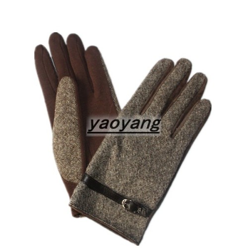2013 fashion and warm style ladies suede gloves YYS021
