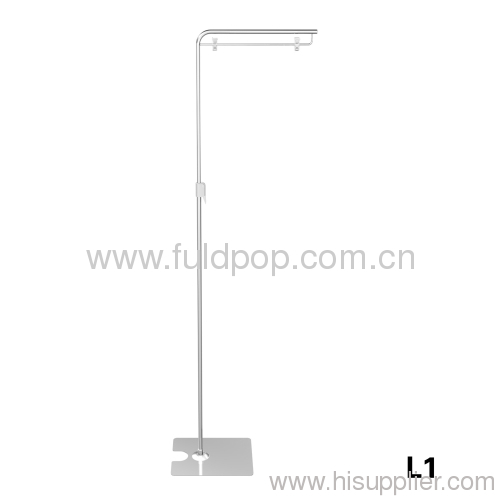 metal price display stand