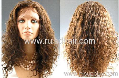 human hair ladies lace wigs