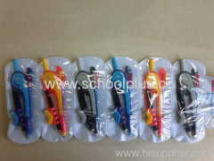 safety colorful compass in transparent package