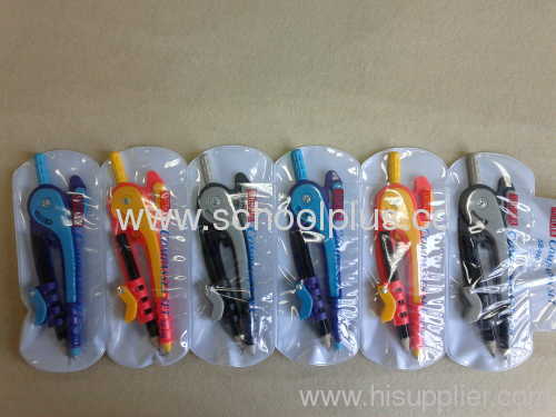 safety colorful compass in transparent package