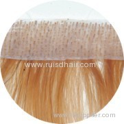 Skin weft/PU weft/tape hand tied weft