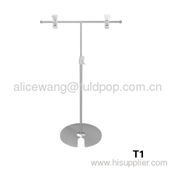 Table metal pop display stand