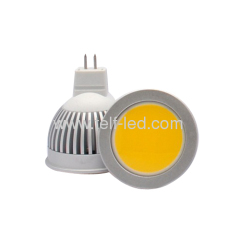 3W COB gu10 led spotlights with gu10 base