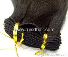 100% hand tied hair weft/hair weaving/hair weave(100% human hair)