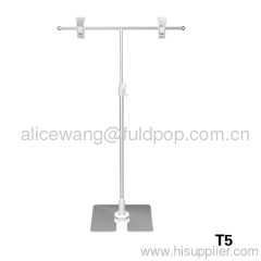 T shape display stand for supermarket