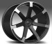 alloy rims in black finish