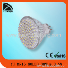 3.5w mr16 led lamp with glass housing