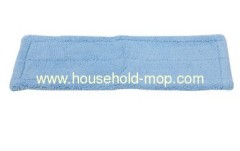 blue color cleaning cotton flat mop cloth/wide-swath floor mop refill in40 cm