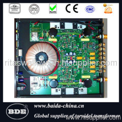 toroidal tranfsformer for audio amplifier