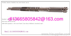 die head parallel screw & barrel for machine