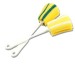 eco-friendly sponge cup cleaning brush
