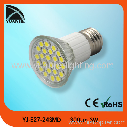 E27 5050 24 smd spot lamp