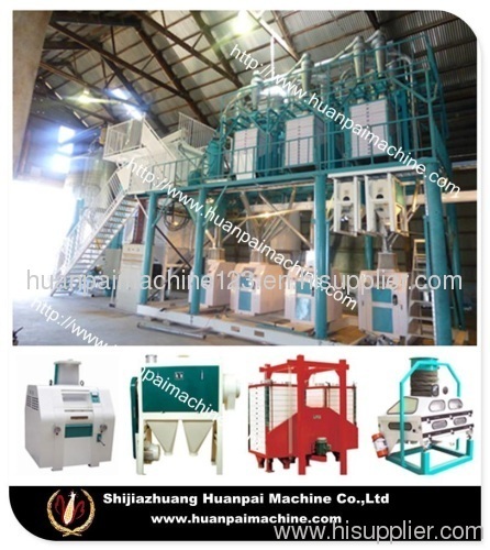 whole set flour milling machine