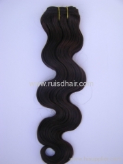hand tied hair weft / hair weaves/brazilian remy hair weft