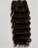 100% hand made human hair weft / remy hair weaves