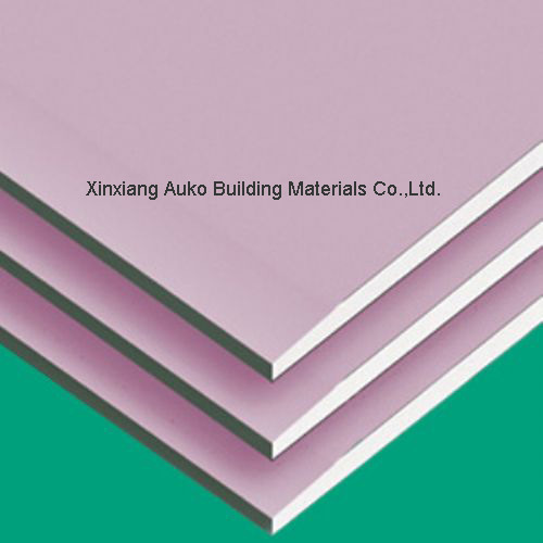 9.5mm Manufacture Low-price Fire Resistant Plasterboard with High Quality