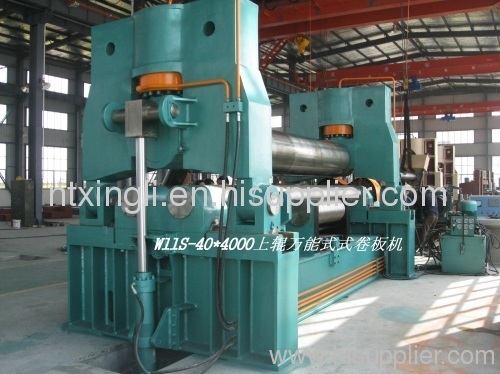 Hydraulic plate rolling machine rolling machine