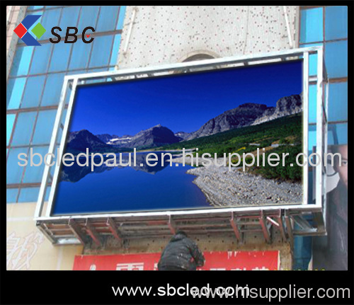 LED outdoor full color screen and Ad. board