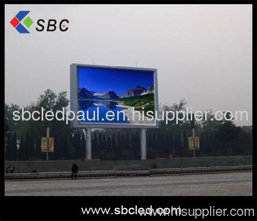 LED outdoor full color screen and Ad. board