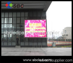 Good quality LED outdoor full color screen and Ad. board