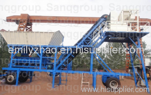 Mobile Concrete Mixing Plant