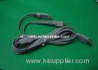 Gray Flexible Medical Cable /Tens Electrodes Wire With Usb Plug, Gray FDA, CE PVC Insulation Tens Le