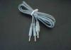 Electrodes Wire With 3.5mm Mono Plug / Tens Medical, 3.5mm DC Plug FDA, CE White Tens Lead Wires