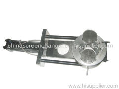 single screen changer for for plastic pellet making machine