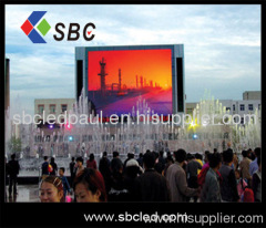 Good quality LED outdoor full color screen and Ad. board