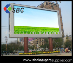 Good quality LED outdoor full color screen and Ad. board