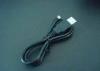 1.8mm D Usb Lins / Usb Electrode Wire / Medical Cable, Black Tens Lead Wires With 1.5 Mor