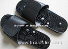 250mm80mm Electrode Pluse Massage Slipper For Foot Massage, Black EVA Foot Massage Slippers